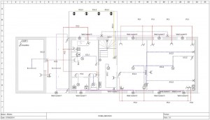 Schema architectural rez-de-chaussée